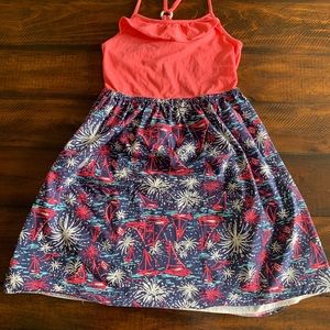 Girls size L Lilly Pulitzer 4th of July dress